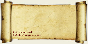 Jovana Vuksan vizit kartica